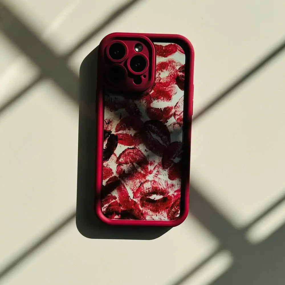 iPhone Kiss Print Luxe Case