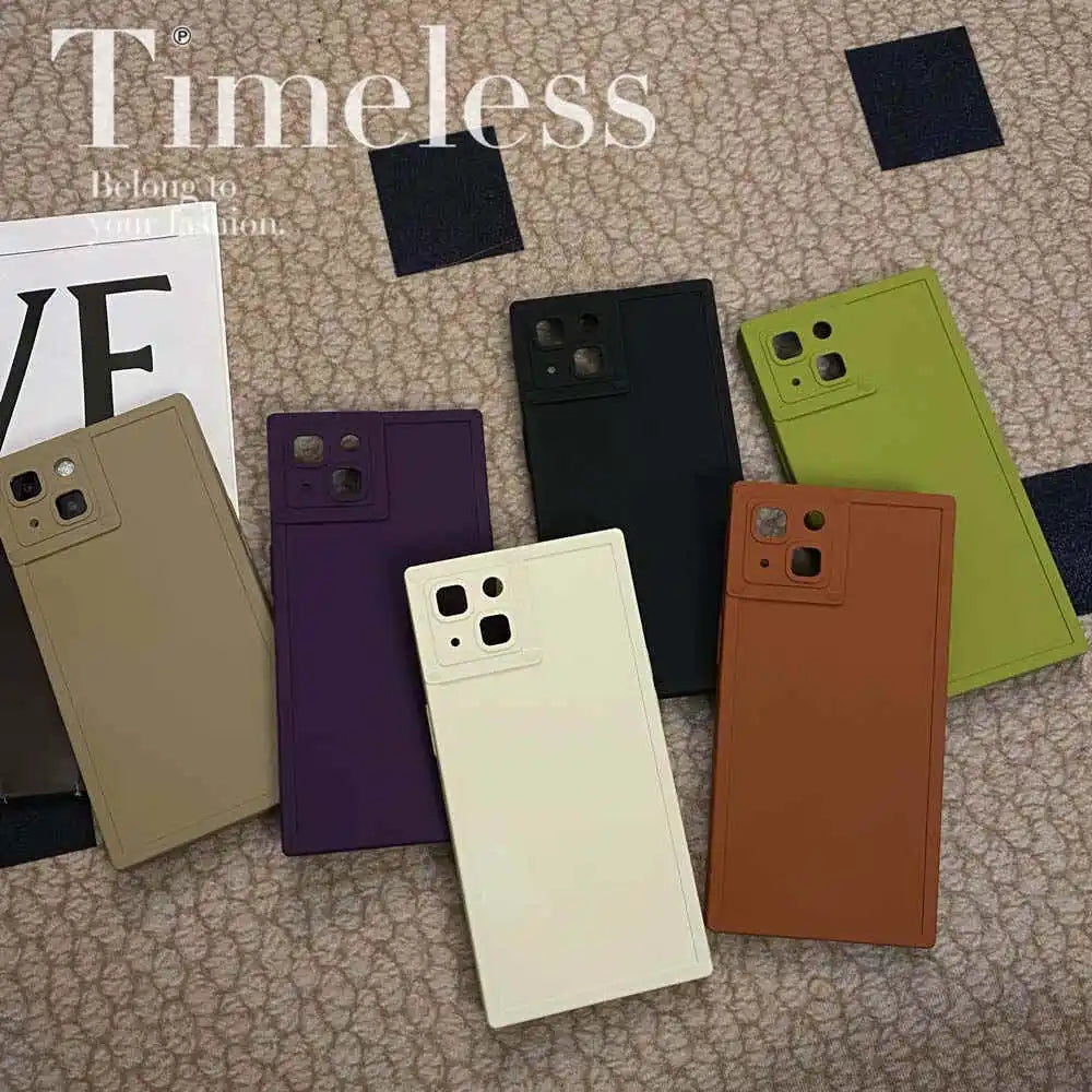 Rectangular Shape Pastel Colours Cases