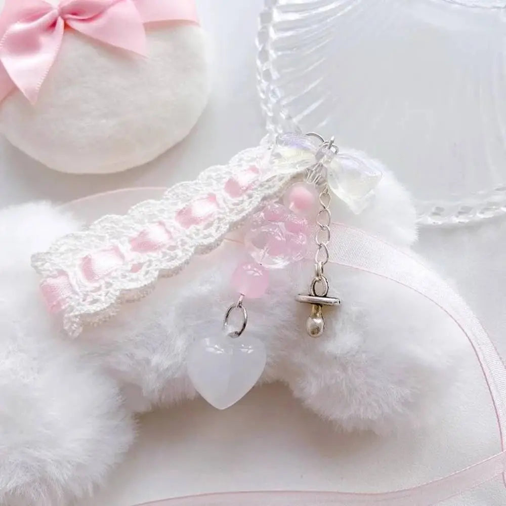Pink Ribbon Pendant Charm