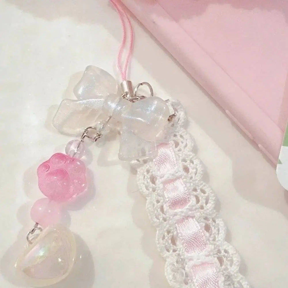 Pink Ribbon Pendant Charm