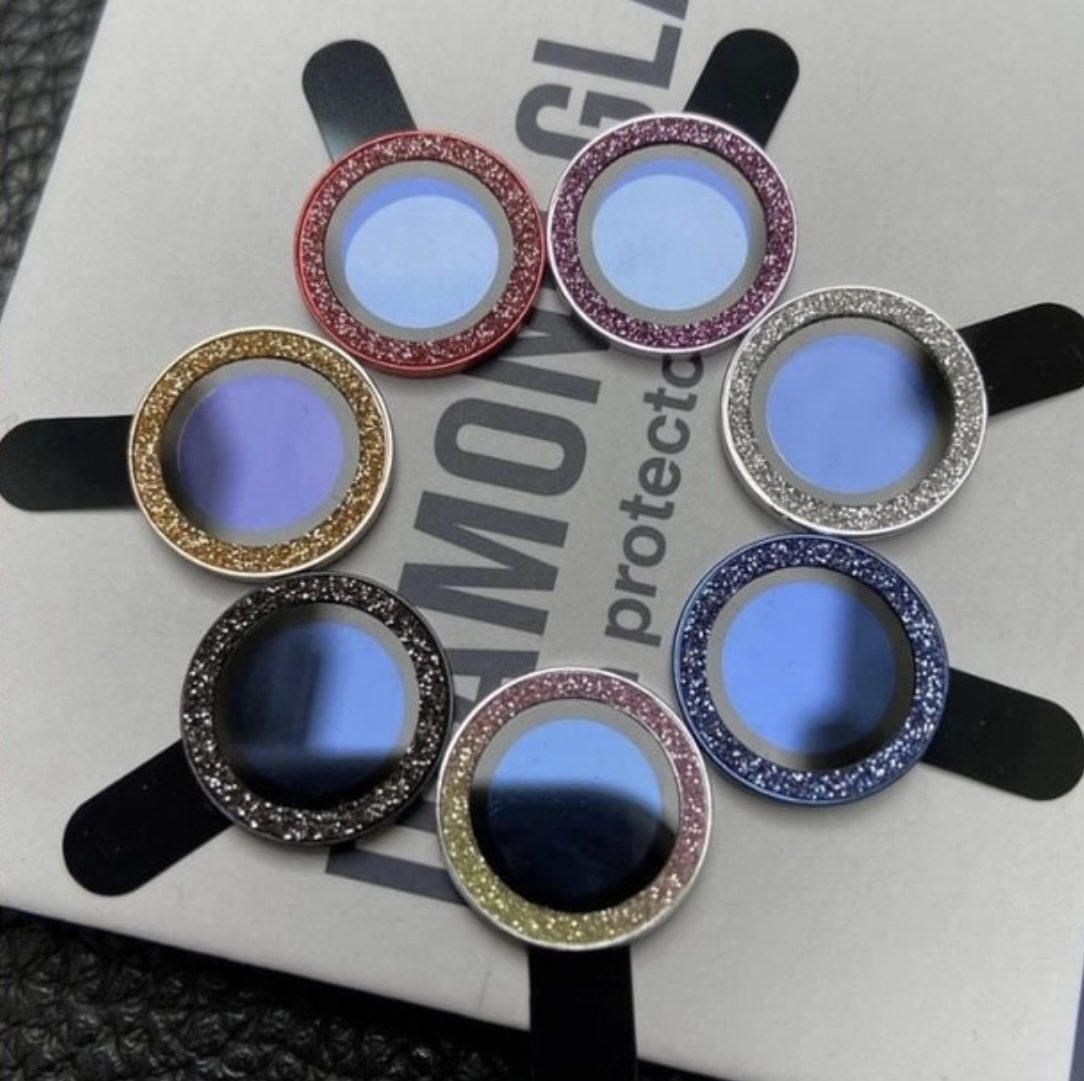Iphone Glitter Camera Ring