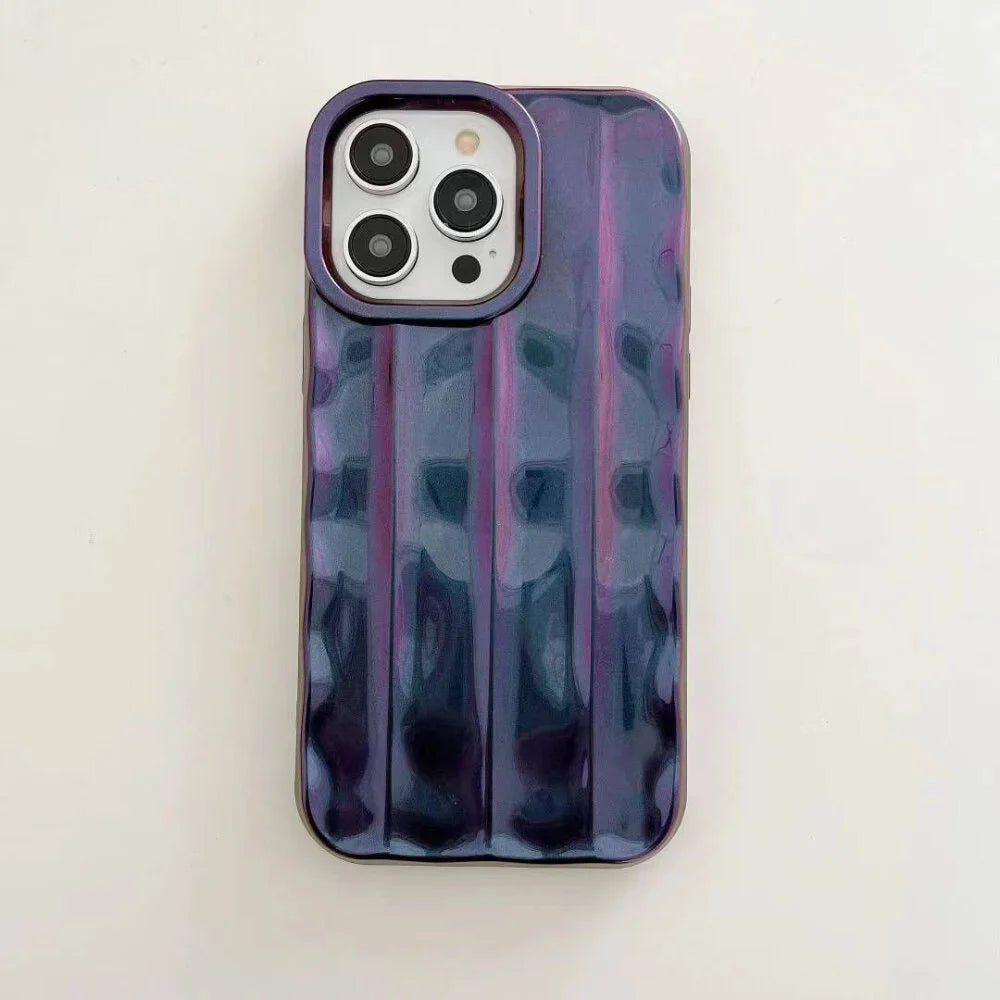 Iphone Shinny Wave Case
