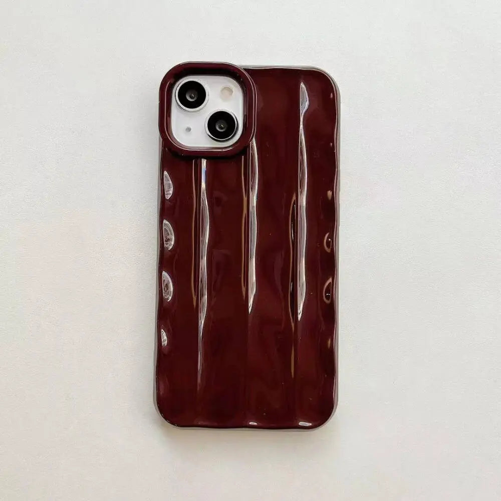 Iphone Shinny Wave Case