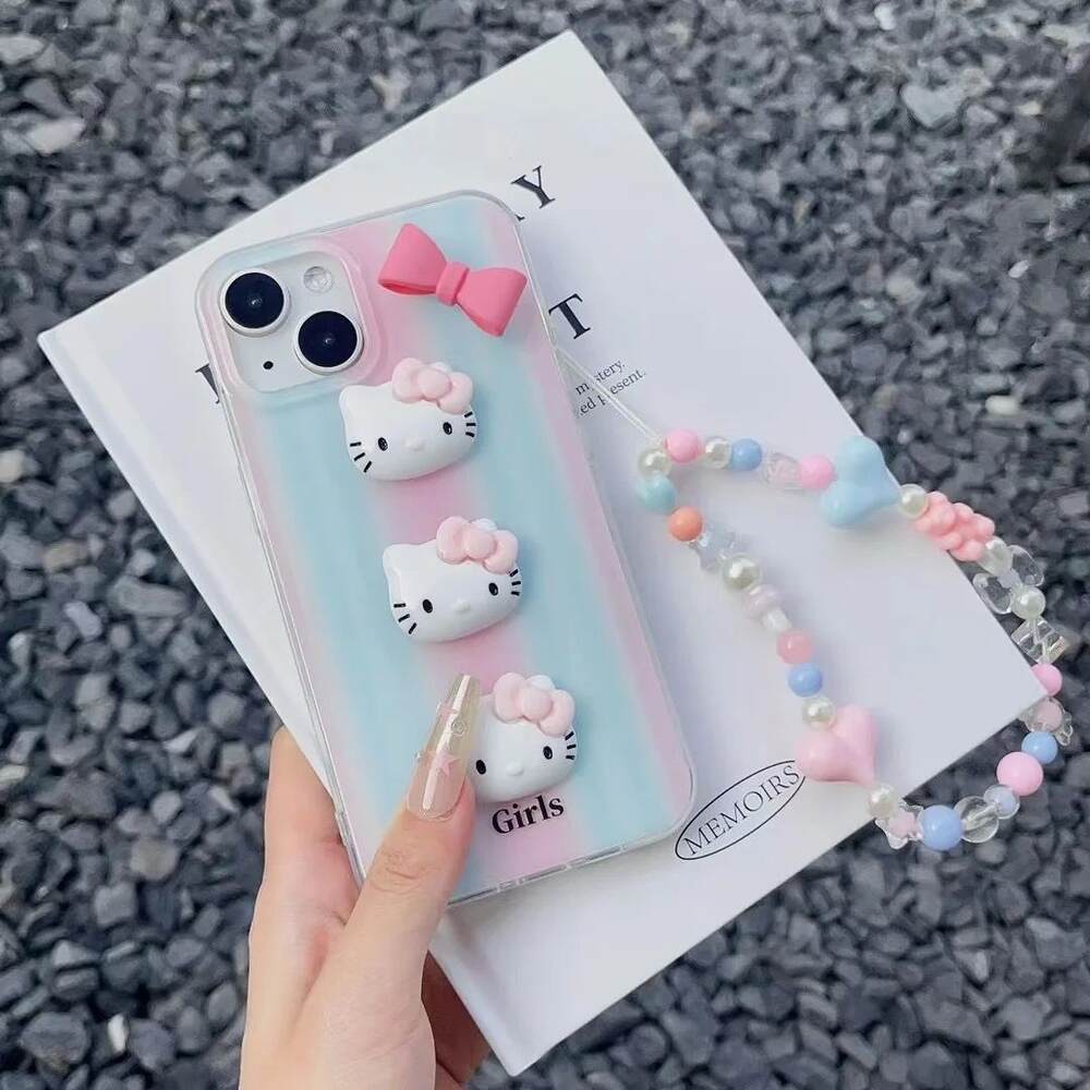Kitty Case With Pendant Charm
