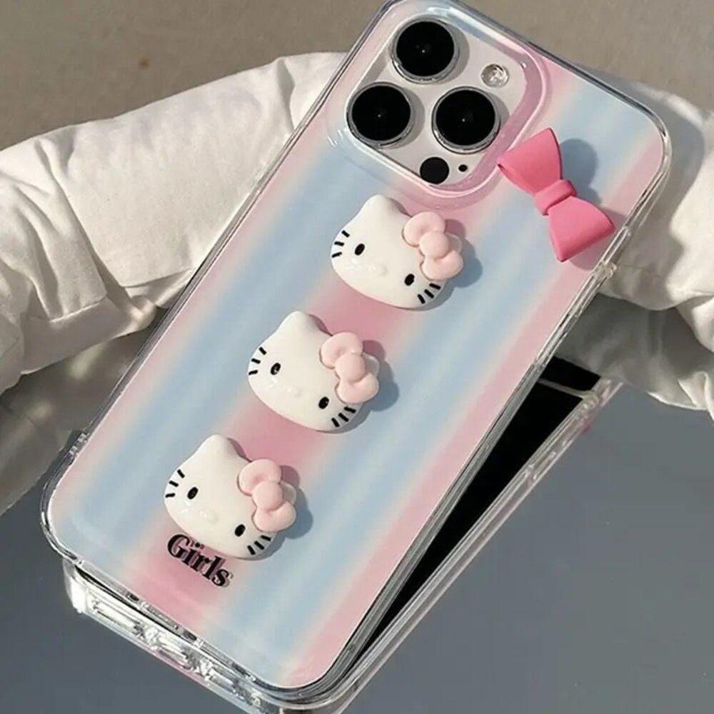 Kitty Case With Pendant Charm