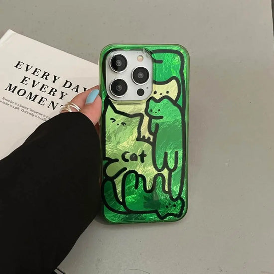 Graffiti Cats Stand Case