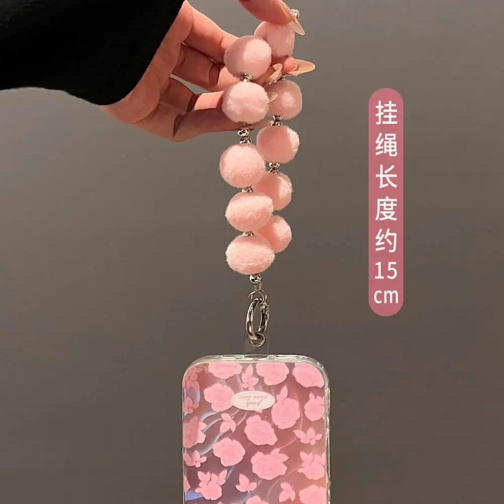 Pink Bloom case with Puff pendant charm