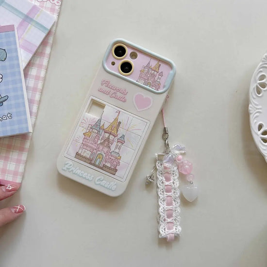 Playing Puzzle Castle Case With Pendant Charm