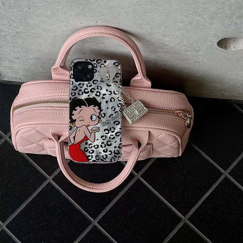 Retro Glam  Betty boop Leopard Case