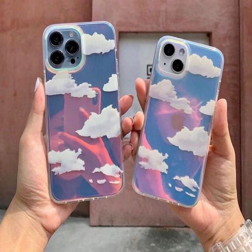 Iphone Cloud Holographic