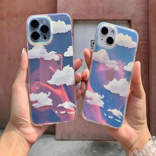Iphone Cloud Holographic
