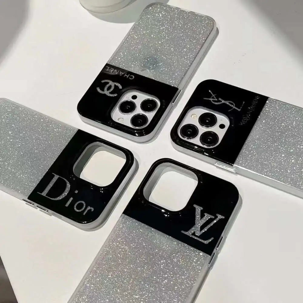 Luxury Branded Glitter Case