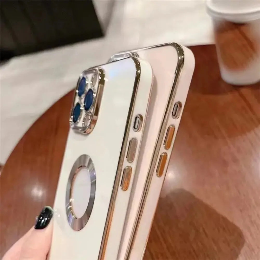 Luxury Glass Camera Protected Case