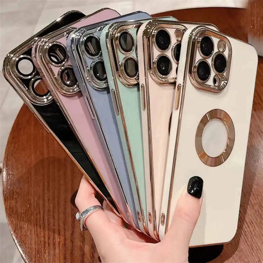 Luxury Glass Camera Protected Case