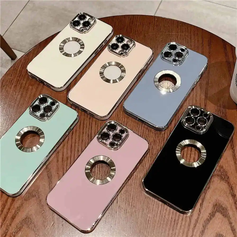 Luxury Glass Camera Protected Case