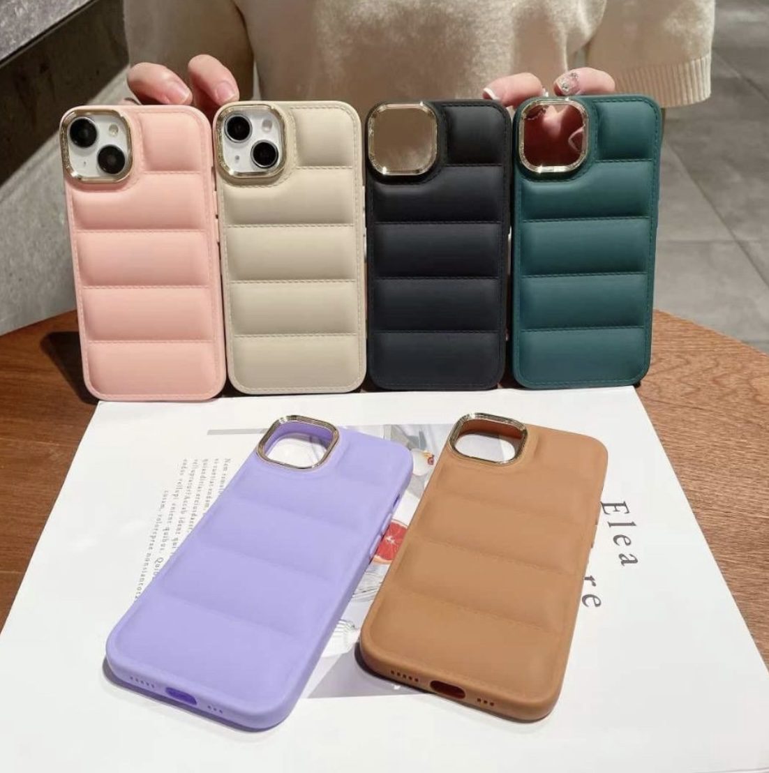 Iphone Matt Puff Case