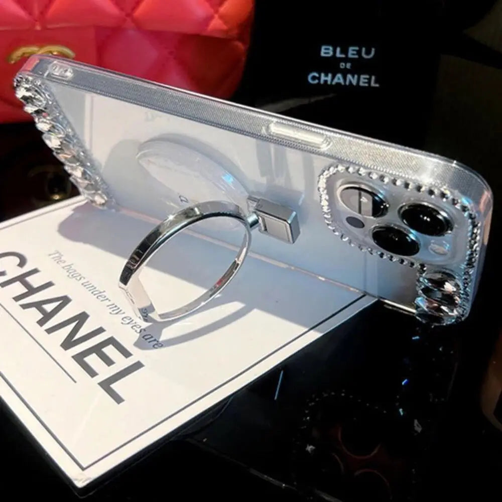 Blingy Perfume Case With Diamond Stones