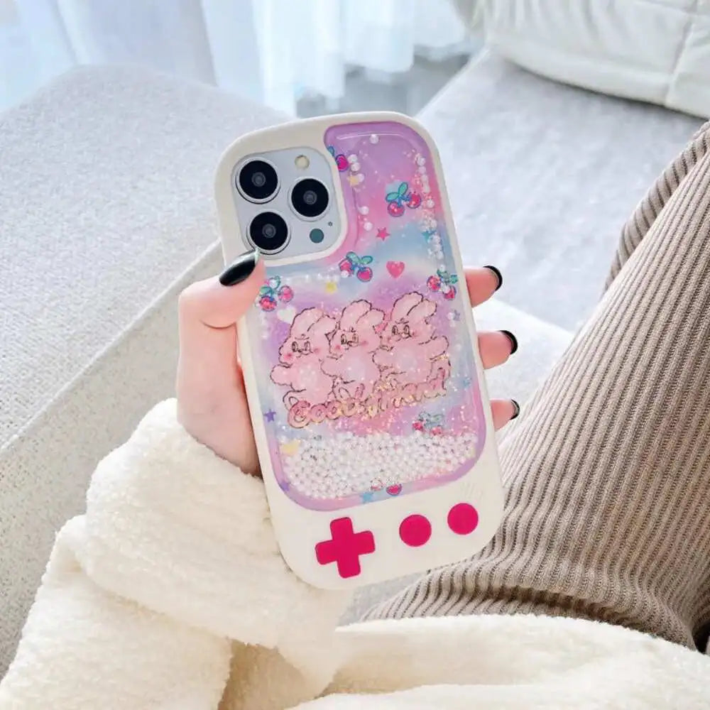 Rabbit Game Glitter Case