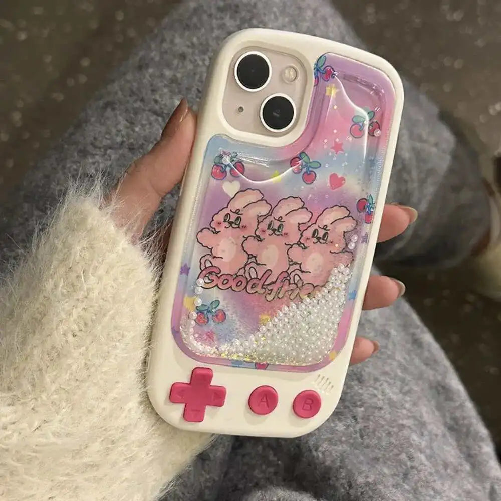 Rabbit Game Glitter Case