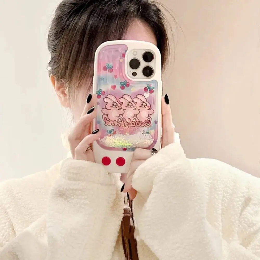 Rabbit Game Glitter Case