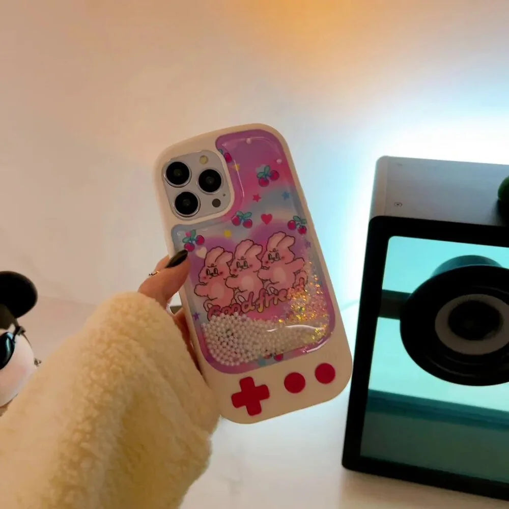 Rabbit Game Glitter Case
