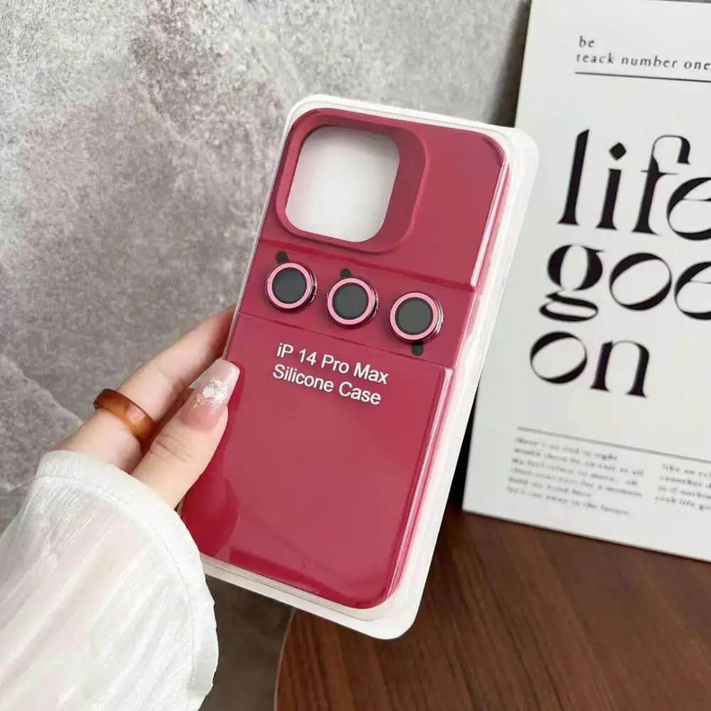 Silicon Case With Camera Lens