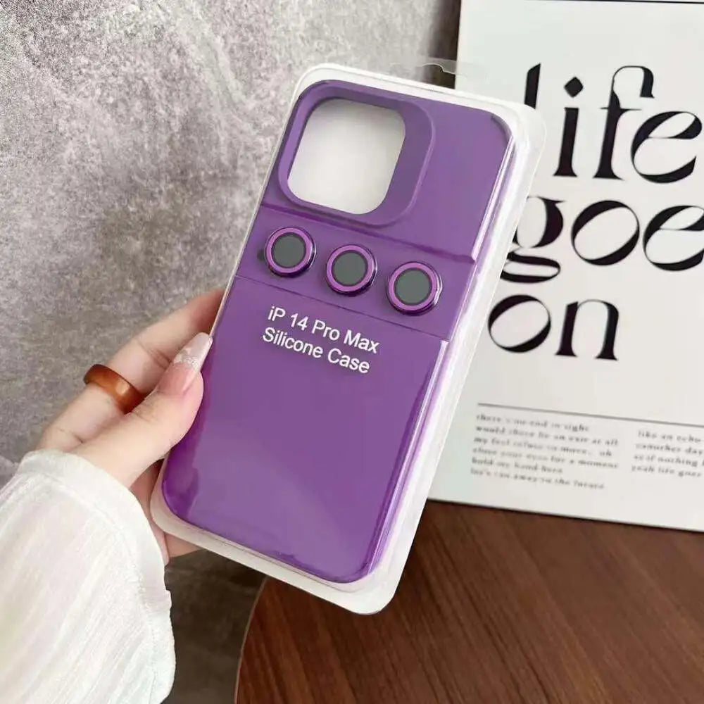 Silicon Case With Camera Lens