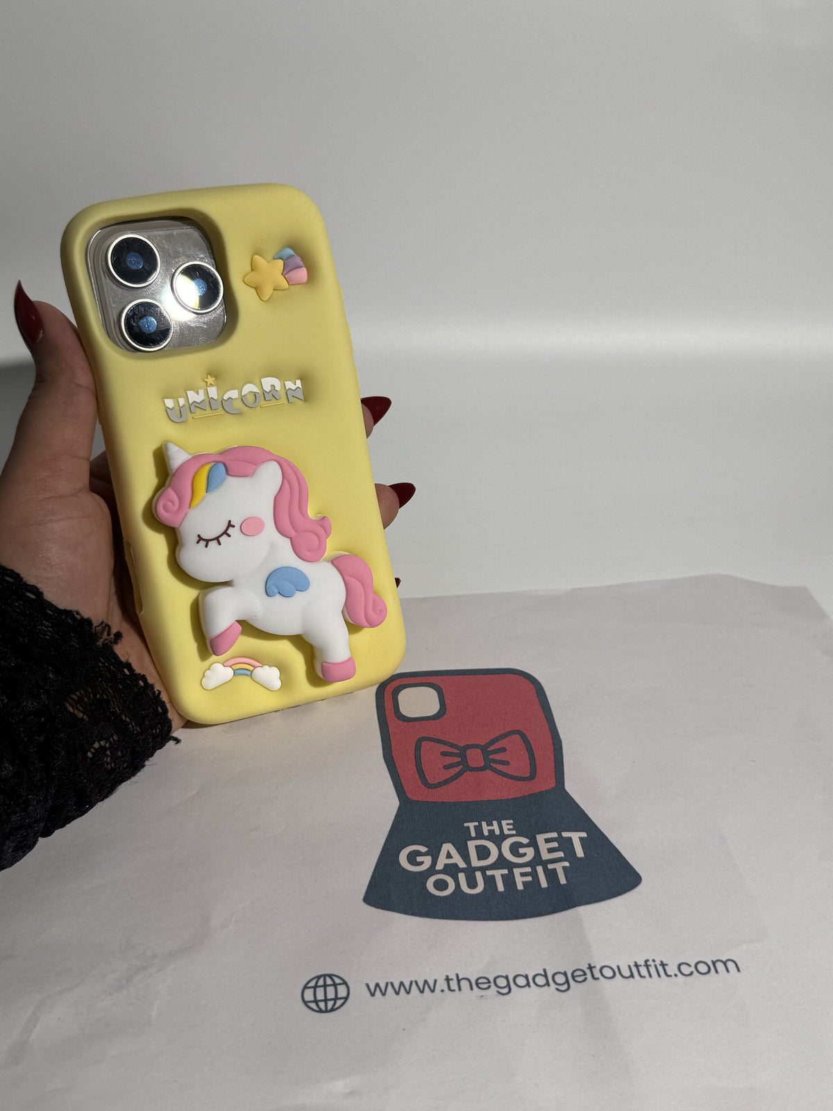 Cute 3D Unicorn iPhone Case