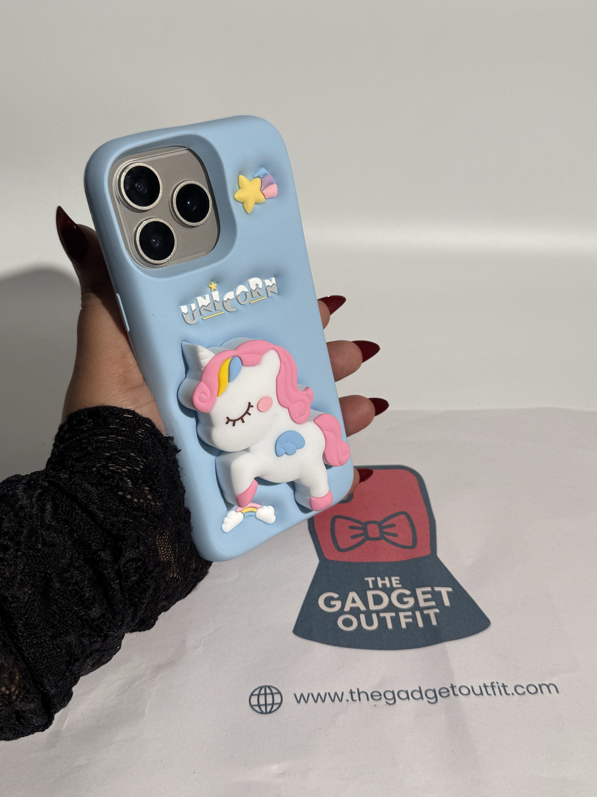 Cute 3D Unicorn iPhone Case
