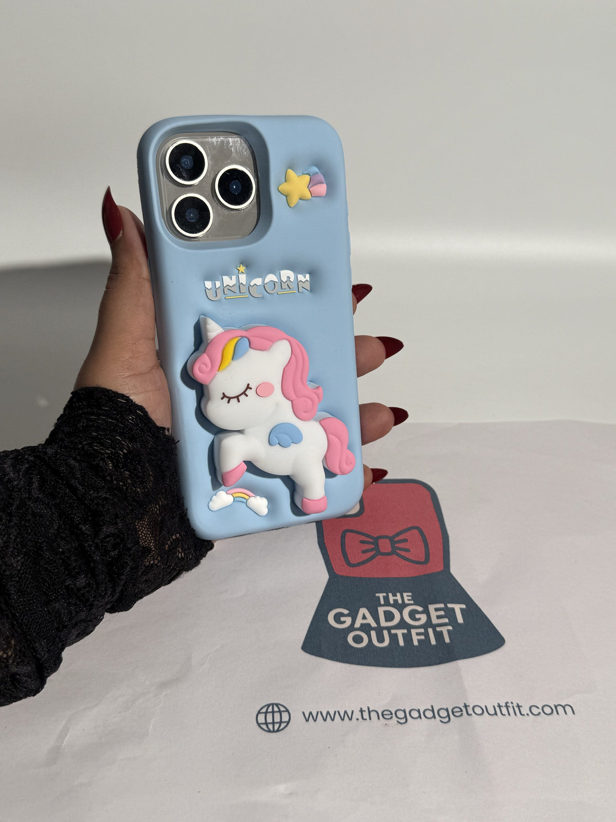 Cute 3D Unicorn iPhone Case