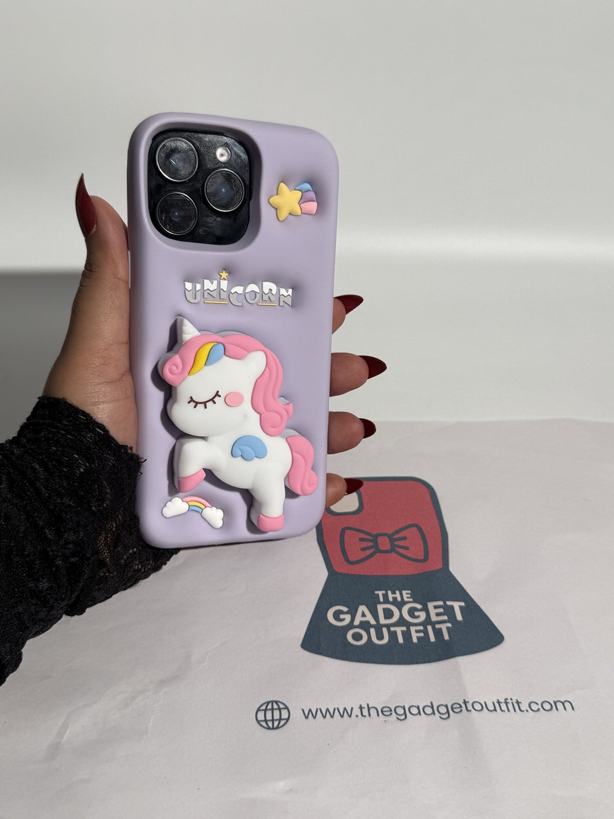 Cute 3D Unicorn iPhone Case