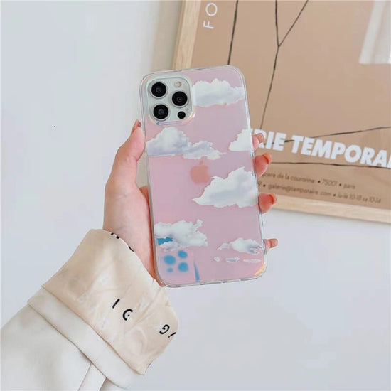 Iphone Cloud Holographic