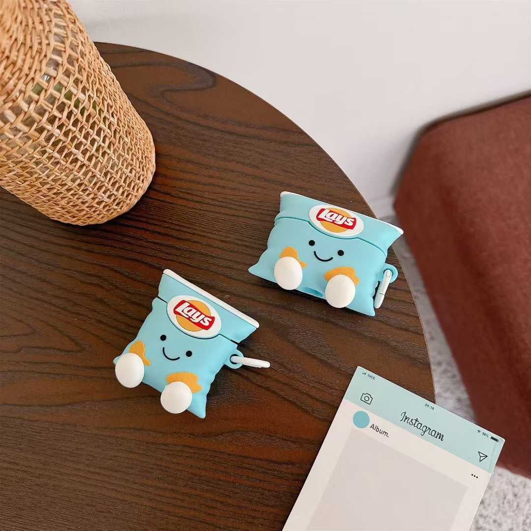 Cute Cartoon AirPods Case with Soft Grip and Fun Design
