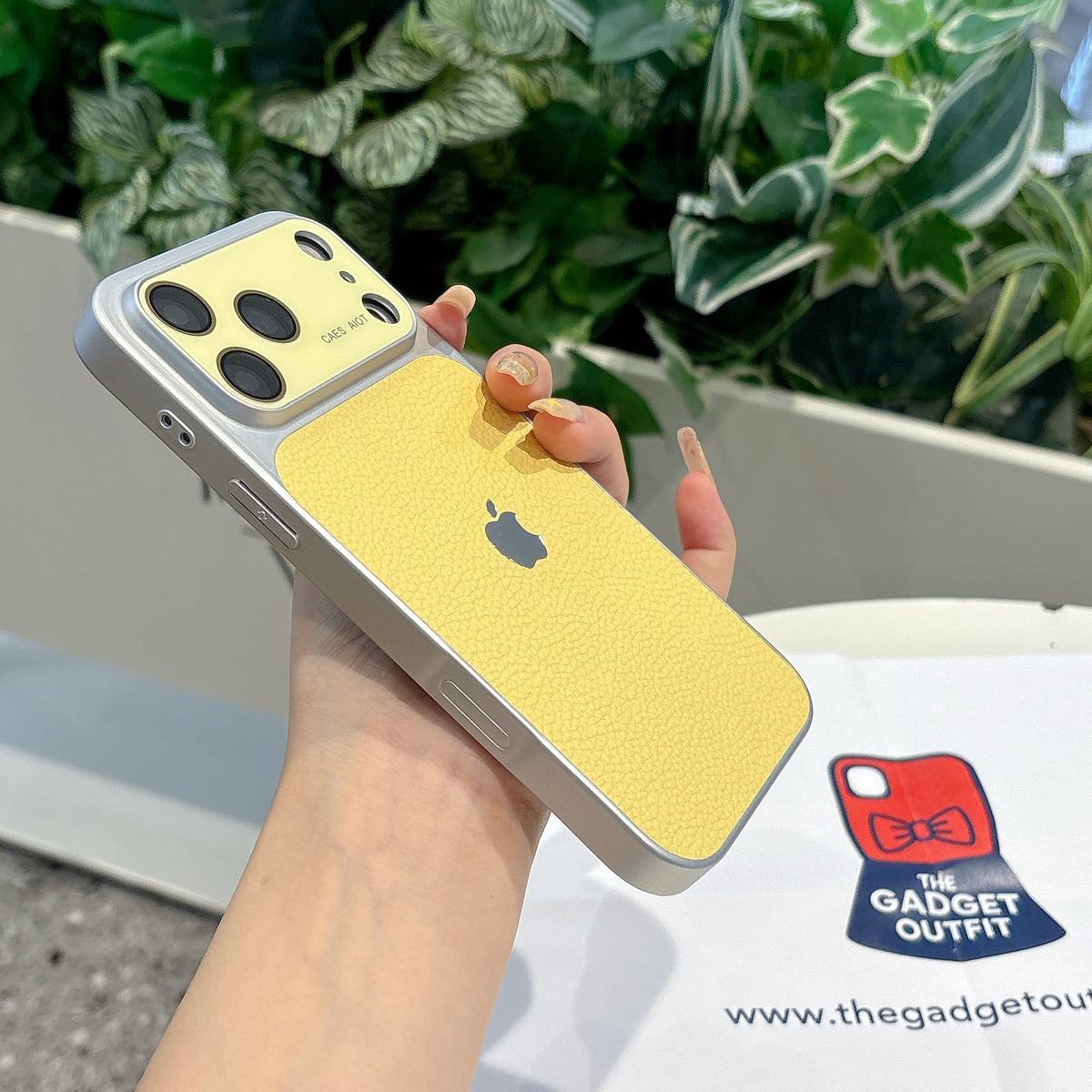 Textured Luxe iPhone Case Collection – Yellow -Style Phone Covers