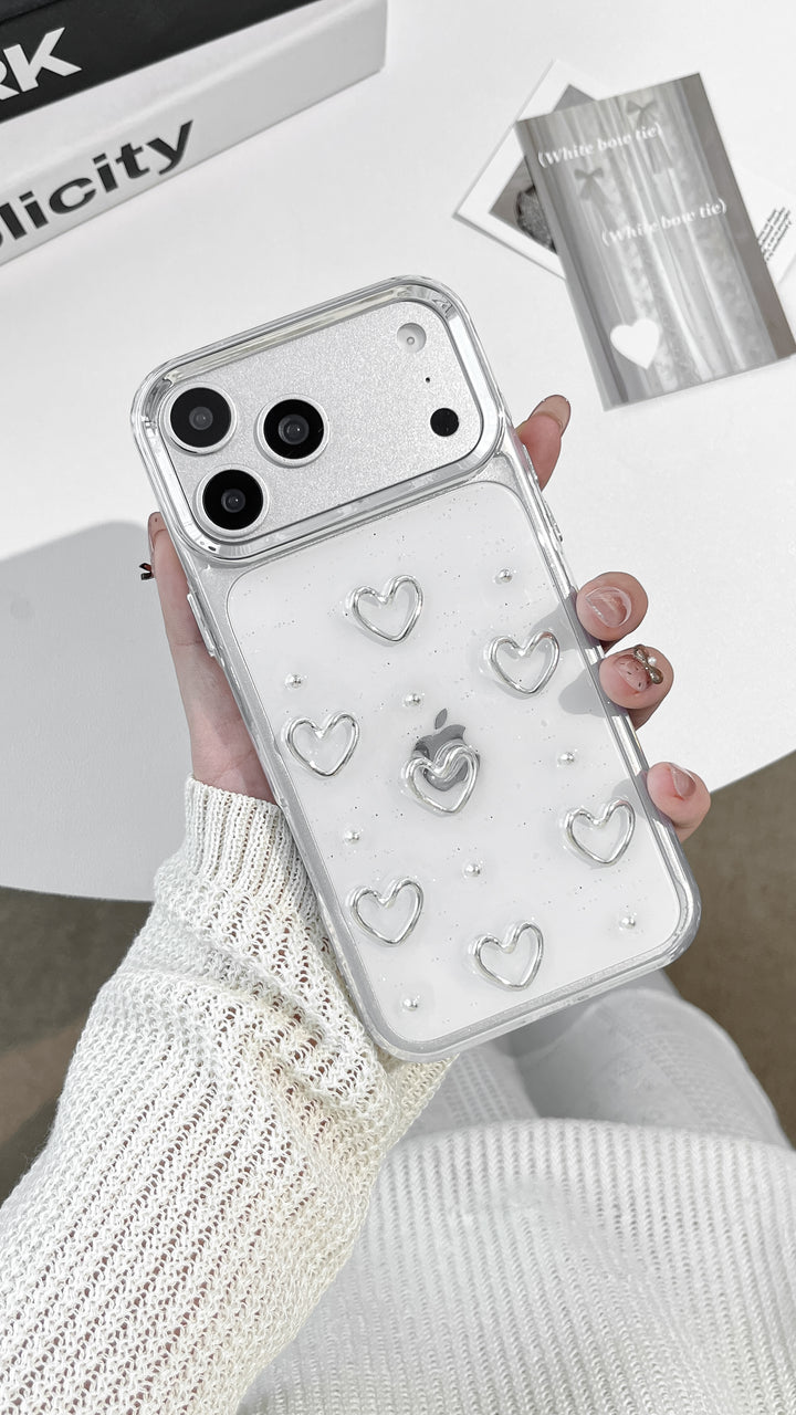 Clear Heart Phone Case – Soft, Stylish & Lightweight Protective Cover