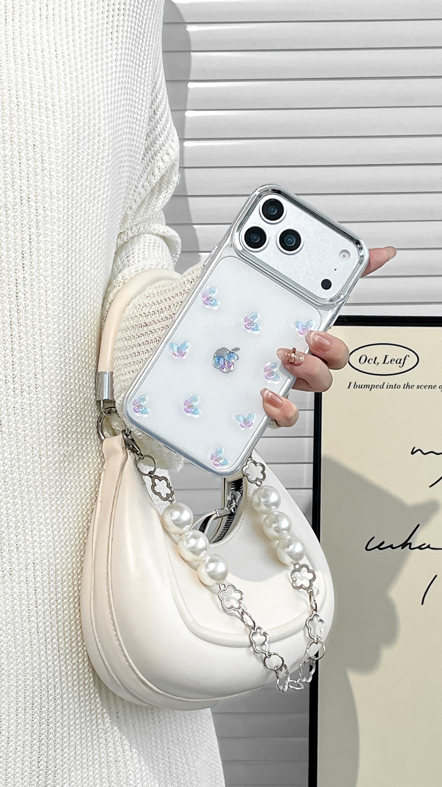 3D Butterfly iPhone Case – Clear Soft Protective Cover for Daily Use