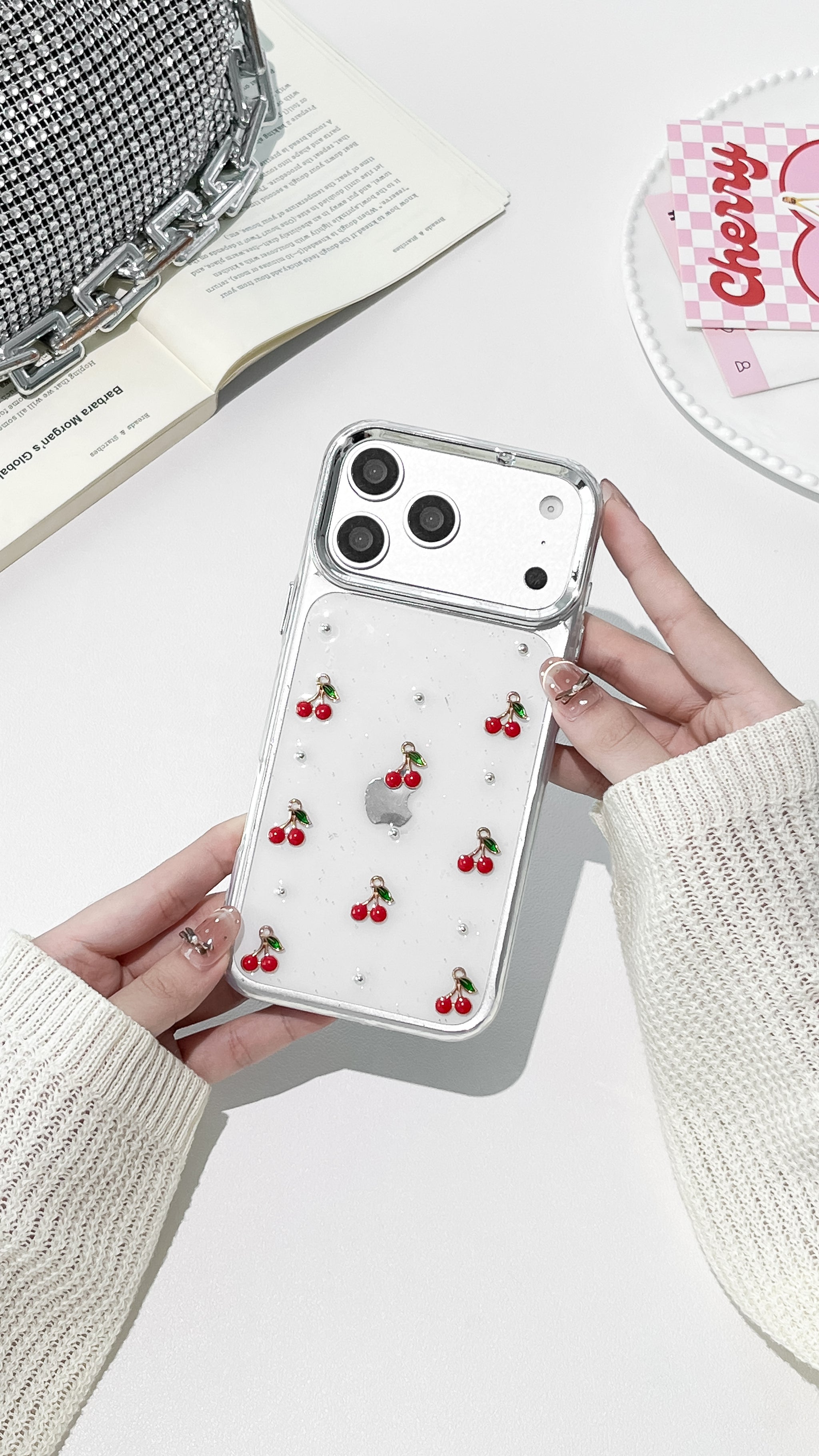 Cherry Charm iPhone Case – Clear Soft Protective Case