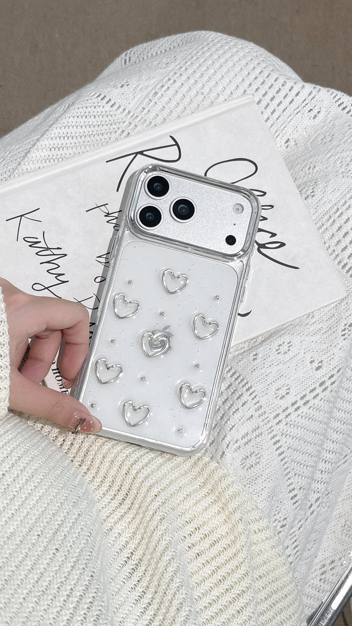 Clear Heart Phone Case – Soft, Stylish & Lightweight Protective Cover