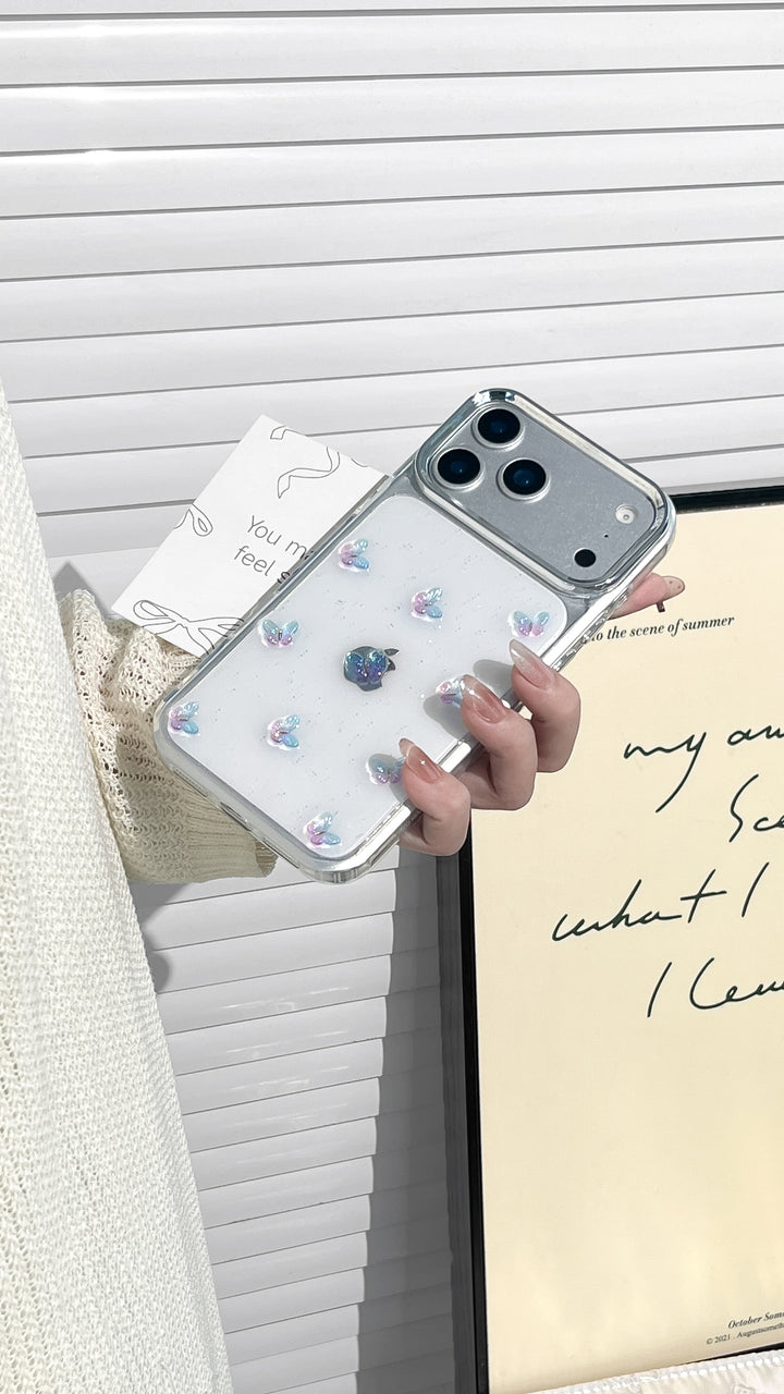 3D Butterfly iPhone Case – Clear Soft Protective Cover for Daily Use