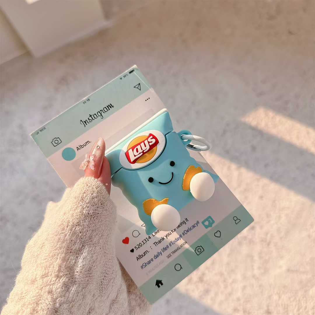 Cute Cartoon AirPods Case with Soft Grip and Fun Design