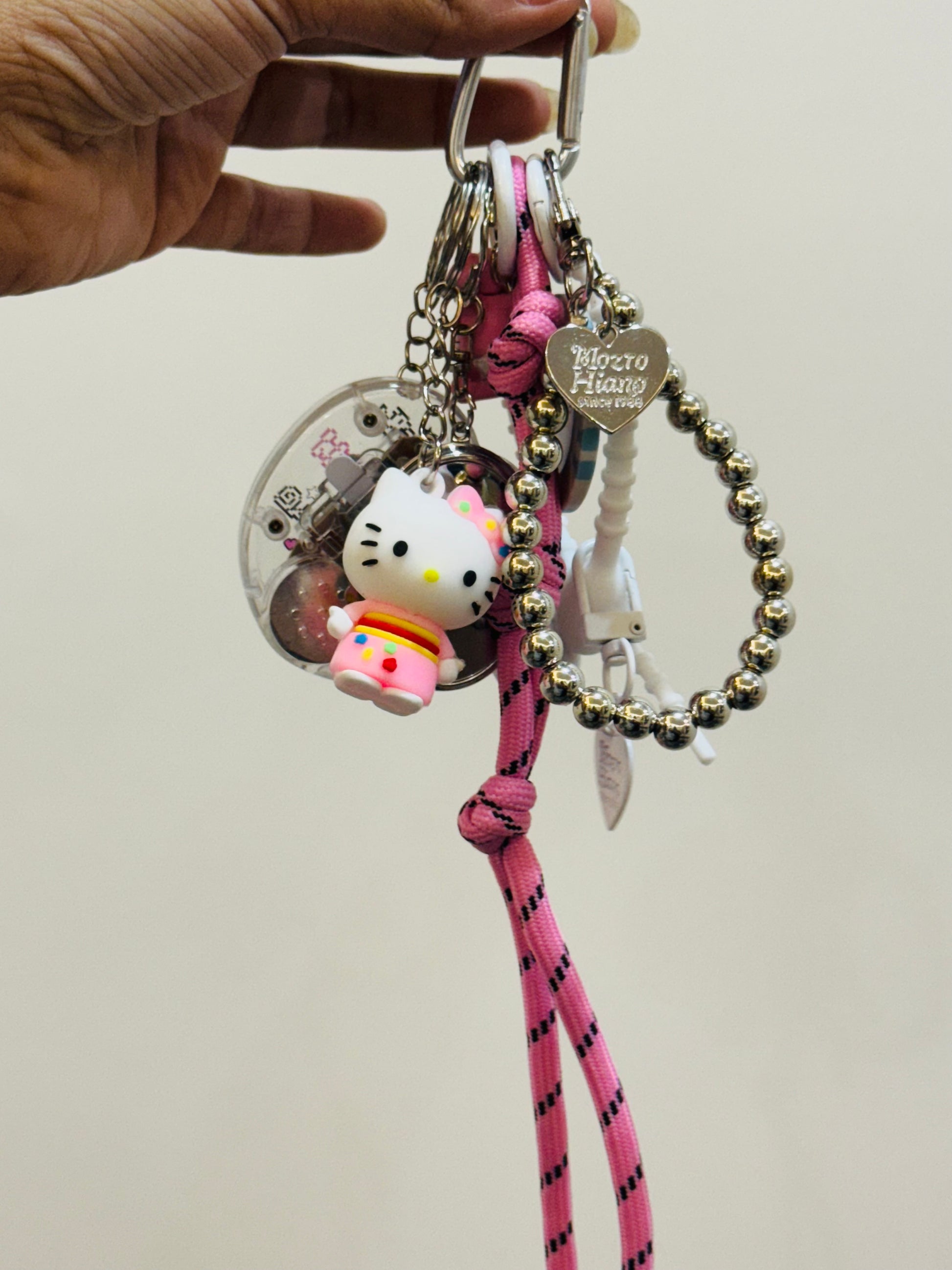 Adorable Hello Kitty Multi-Charm Bag Accessory - Must-Have for Cute Lovers & Collectors