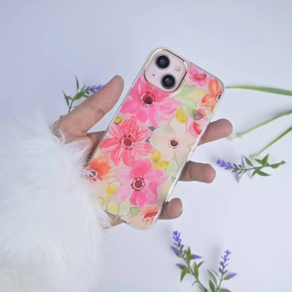 Crystal Chrome Flower Case