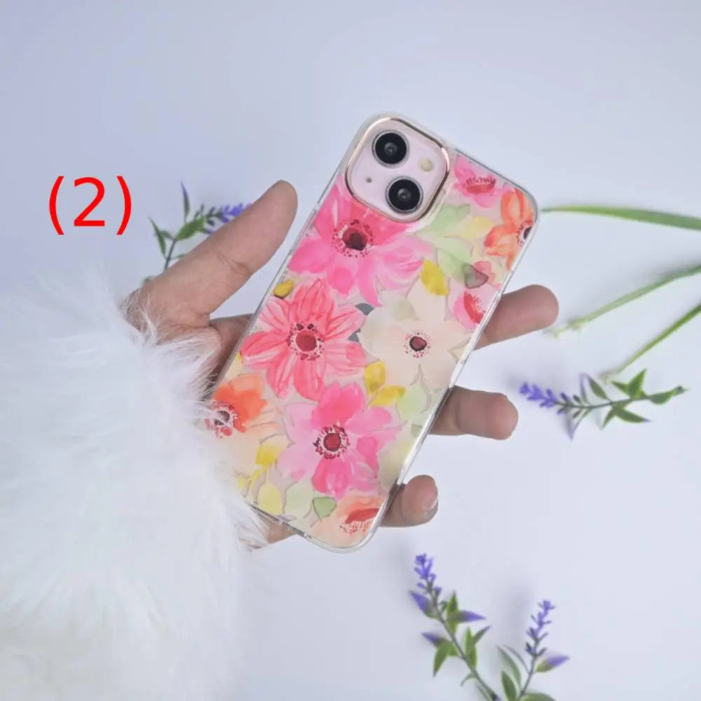 Crystal Chrome Flower Case