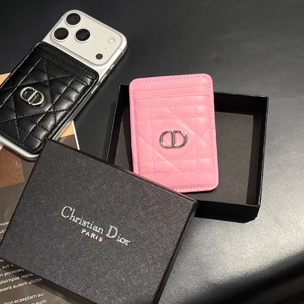 Only available for Pre-Bookings | Luxury MagSafe Wallet – Quilted Leather Card Holder | Slim Magnetic Phone Wallet | Premium iPhone Accessory