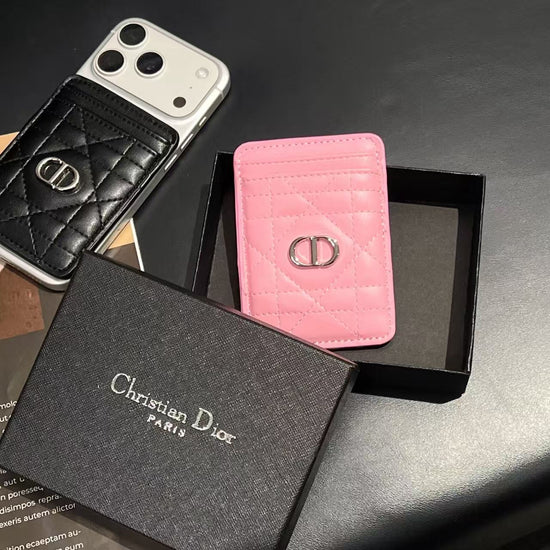 Only available for Pre-Bookings | Luxury MagSafe Wallet – Quilted Leather Card Holder | Slim Magnetic Phone Wallet | Premium iPhone Accessory