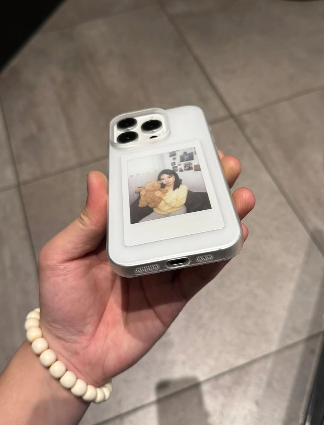 K-Pop thin Polaroid Style iPhone Case – Aesthetic & Minimal Design