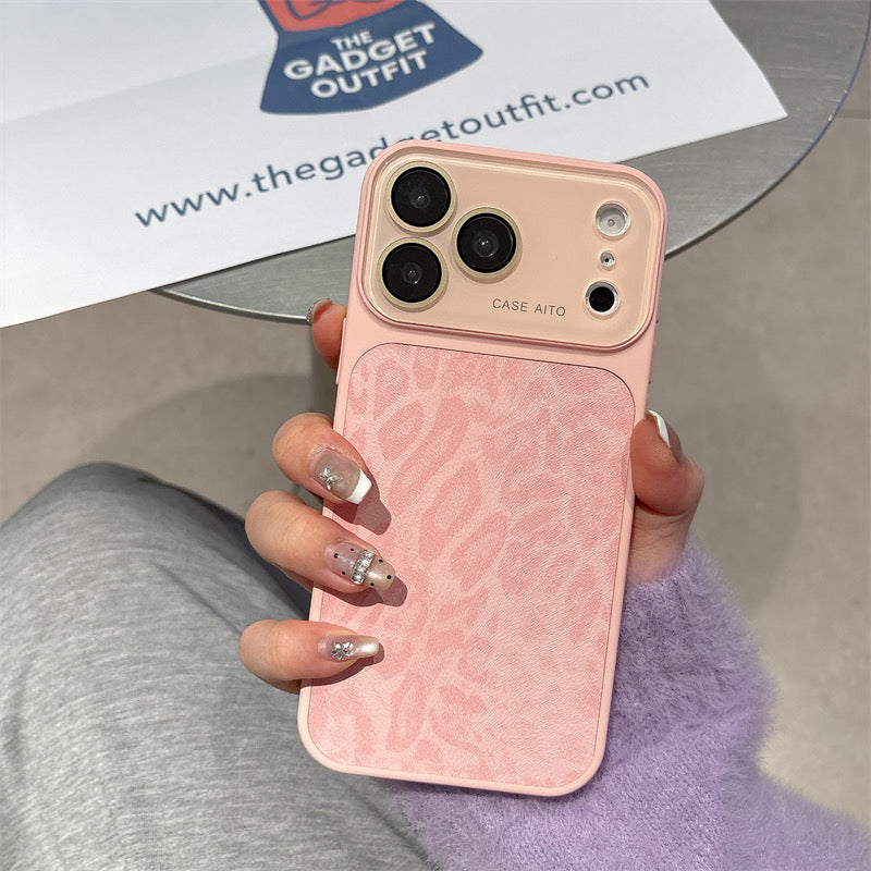 Elegant Pink Textured Phone Case – Durable & Stylish Protective Cover