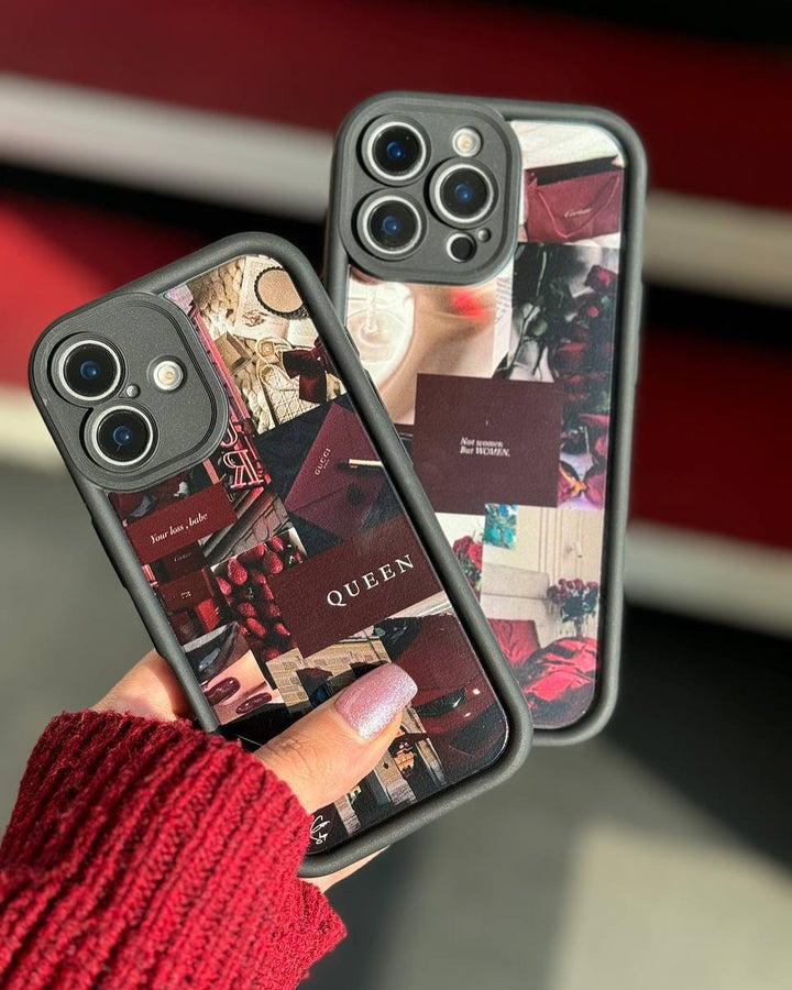Royal Aesthetic Queen Collage iPhone Case