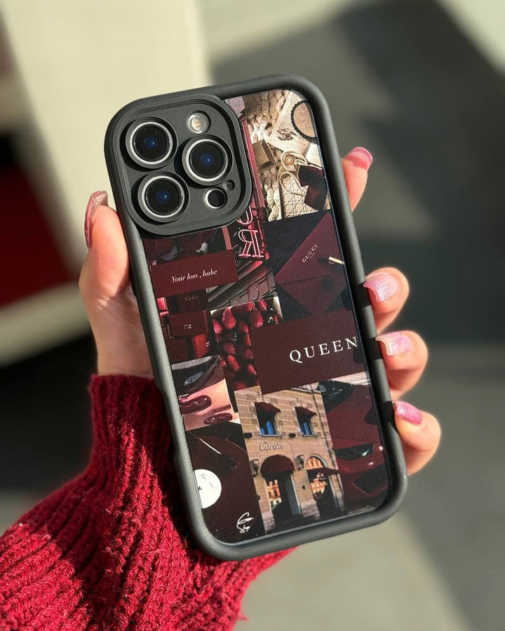 Royal Aesthetic Queen Collage iPhone Case
