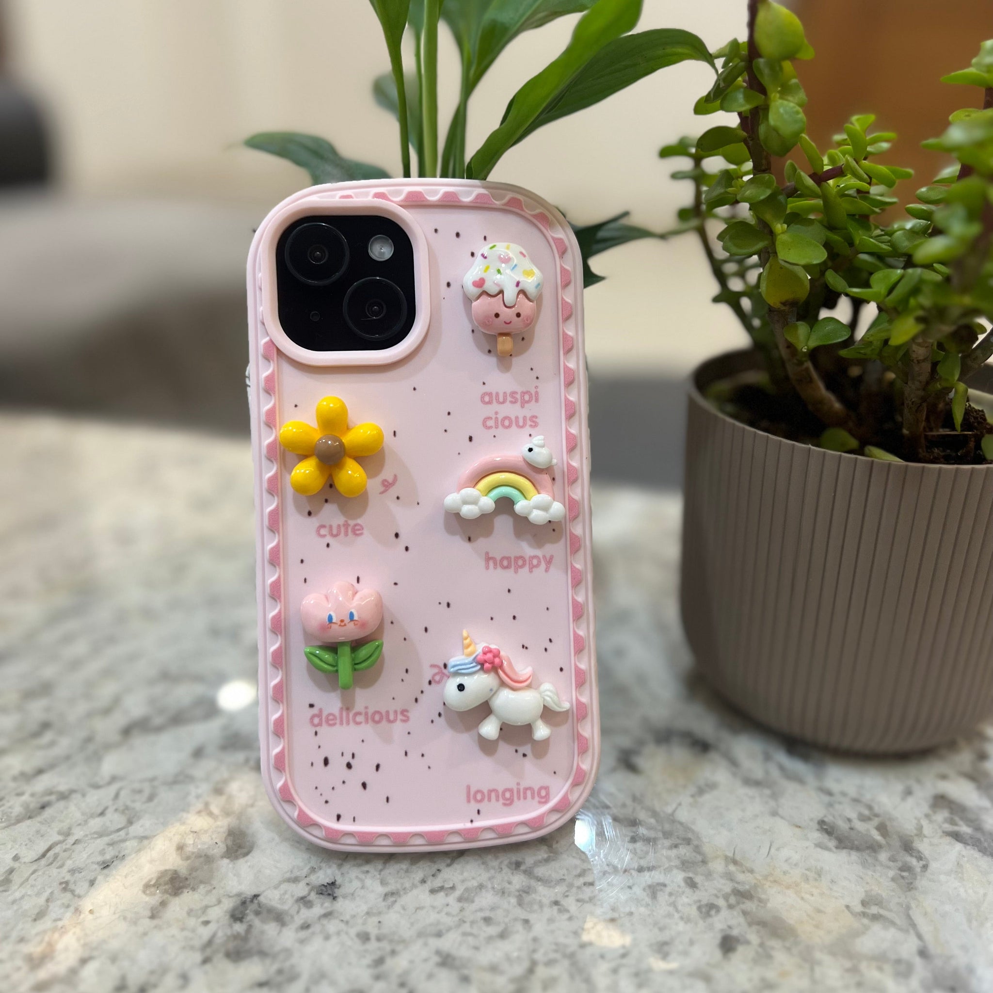 3D Kawaii Unicorn & Candy Phone Case – Cute Pastel Aesthetic Protective Cover 3D Kawaii Unicorn & Candy Phone Case – Cute Pastel Aesthetic Protective Cover
